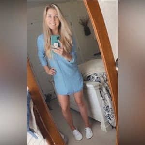 Forever 21 Jean Shirt Dress - Size Small